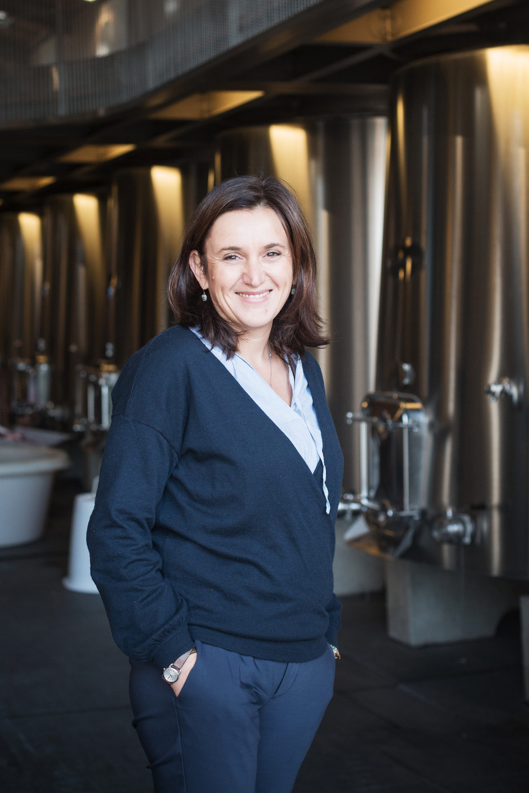 Portrait de la viticultrice Véronique Corporandy propriétaire du Chateau Soutard