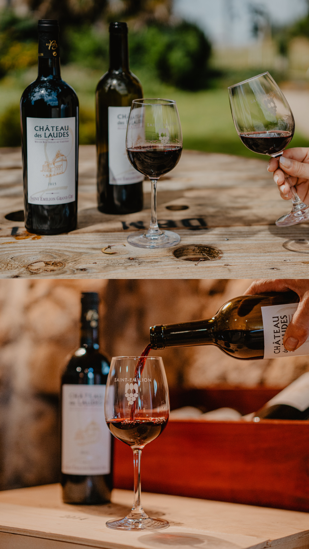 Bouteille de Vin du Chateau des Laudes