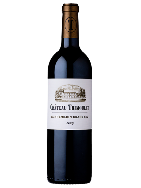 bouteille de vin du château trimoulet, saint-emilion grand cru