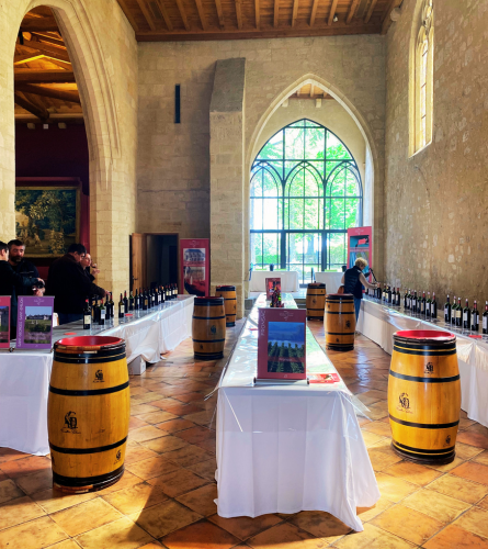 primeurs 2022 à saint-emilion dans la salle des Dominicains